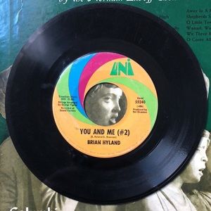 Brian Hyland You And Me/Gypsy Woman Vinyl 45 Record '70